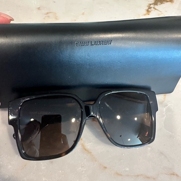 Saint Laurent Tortoise Shell Sunglasses - Picture 7 of 7
